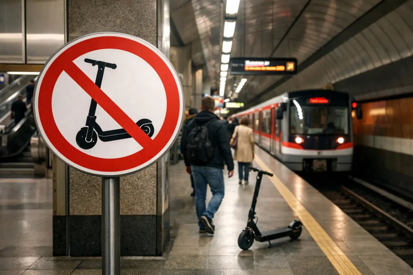 Nová pravidla pražského metra 2026: zákaz elektrokoloběžek